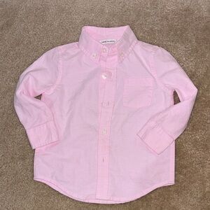 Janie and Jack Pale Pink Button-Down Shirt